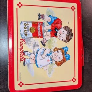 Vintage Campbells tin lunch box : excellent condition